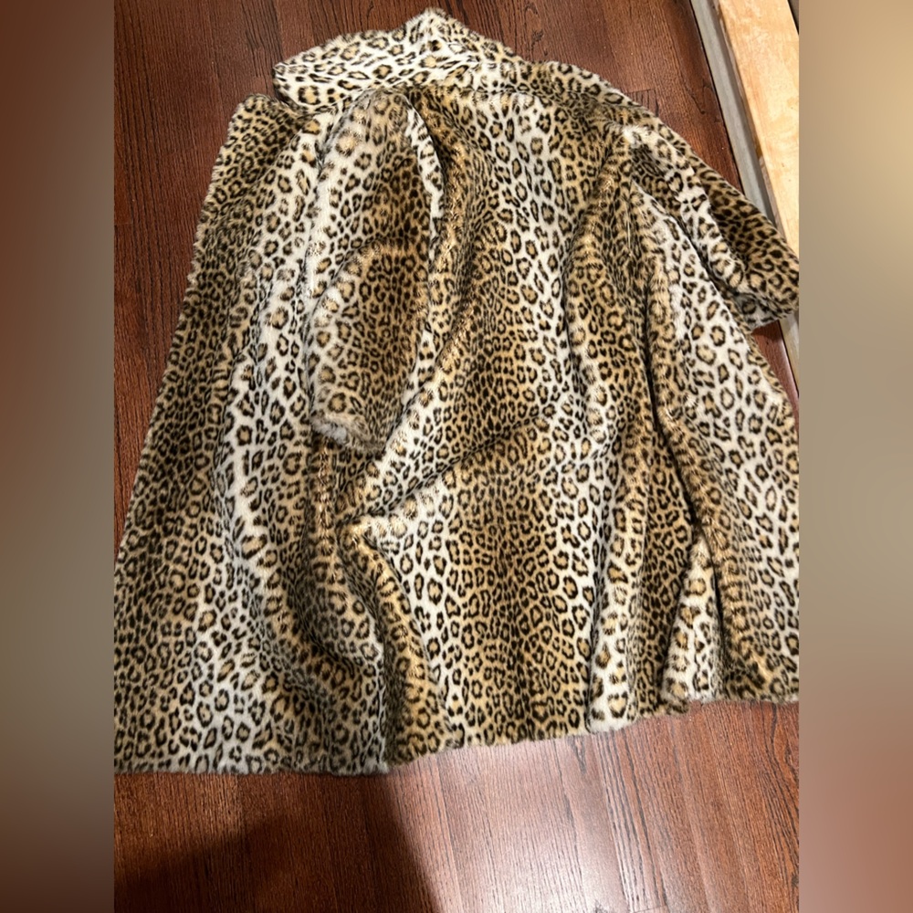 Faux fur coat